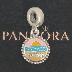 Pandora Ocean City Sunrise Dangle Charm S925 Sterling Silver Pendant